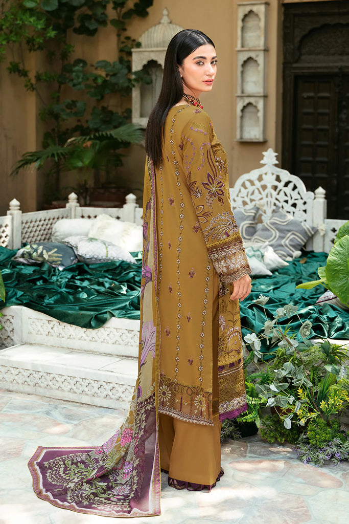 Mashaal Luxury Lawn Vol 3 Collection '24 By Ramsha L-808