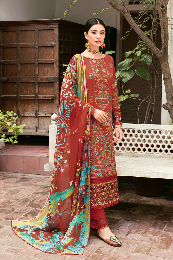 Mashaal Luxury Lawn Vol 3 Collection '24 By Ramsha L-810