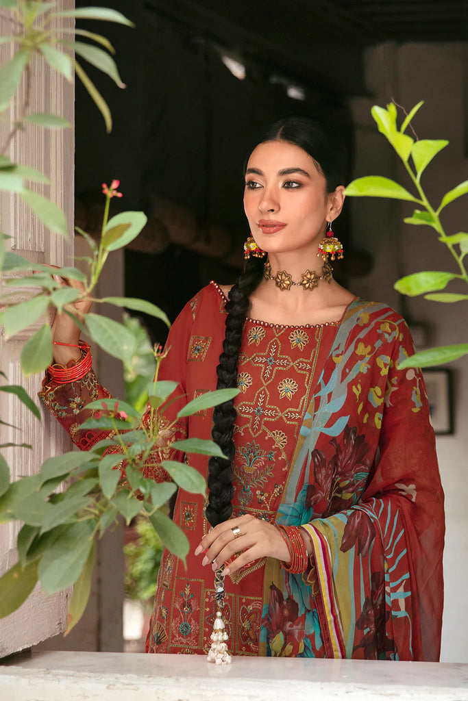 Mashaal Luxury Lawn Vol 3 Collection '24 By Ramsha L-810
