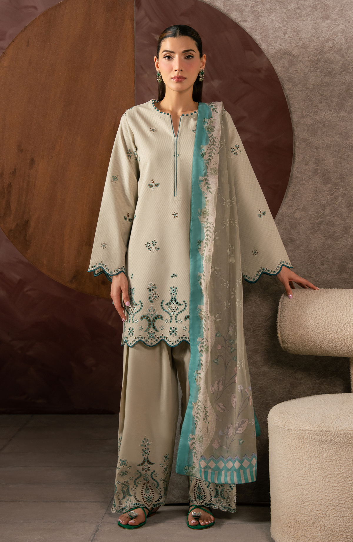 SERAN Luxury Unstitched LAWN | VELISSE
