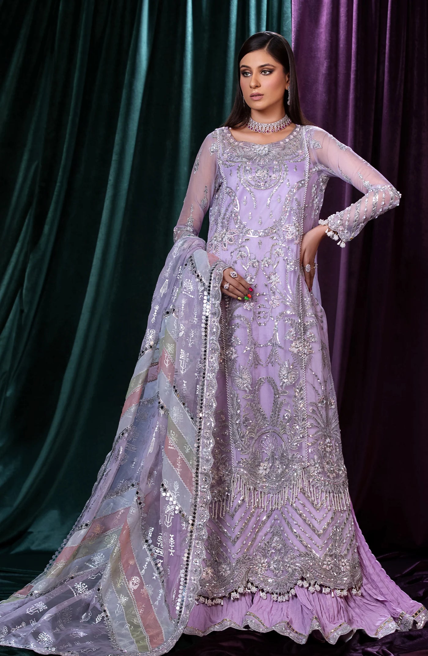 Mijwan Collection '23 By Maryum N Maria Luxury Sharara - Sophie (MFD-124)