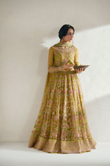 Vera Marigold Mustard Pishwas Set