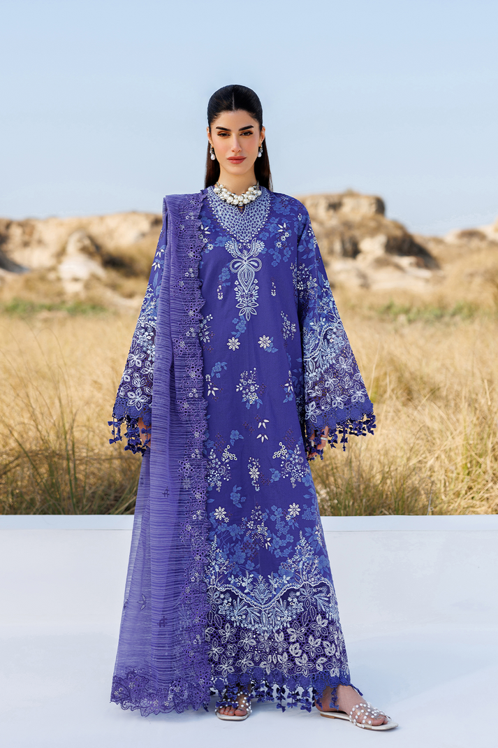 Emaan Adeel Sunlit Groove Luxury Lawn '26 | PETAL PULSE