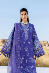Emaan Adeel Sunlit Groove Luxury Lawn '26 | PETAL PULSE