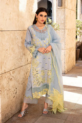 Premium Summer Collection '25 | Elnaz | 3PC Embroidered Lawn Suit