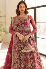 Farasha Carmine Allure embroidered formal dress from L U ' ZELLA Premium Formals 2025