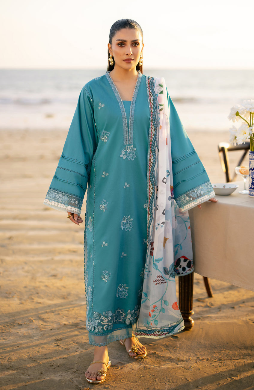 Seran Afsanah - Unstitched Lawn 26 Meira