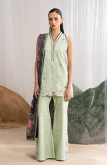 Seran Nysa - Unstitched Cambric Edit - '26 | Celadon