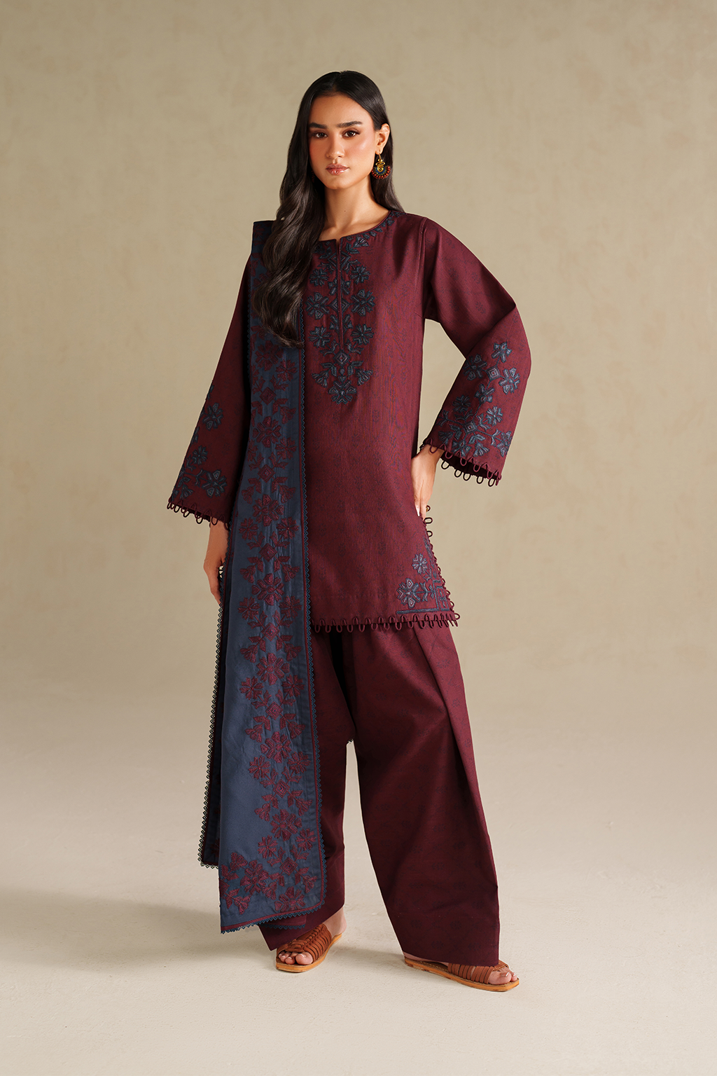 PRINTED KHADDAR by Iznik | UE-592