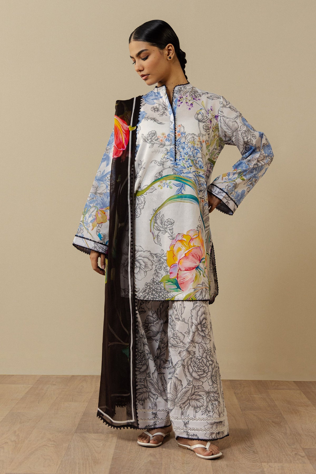 COCO By Zara Shahjahan Coco Prints Drop III 2026 | Fiora-2A