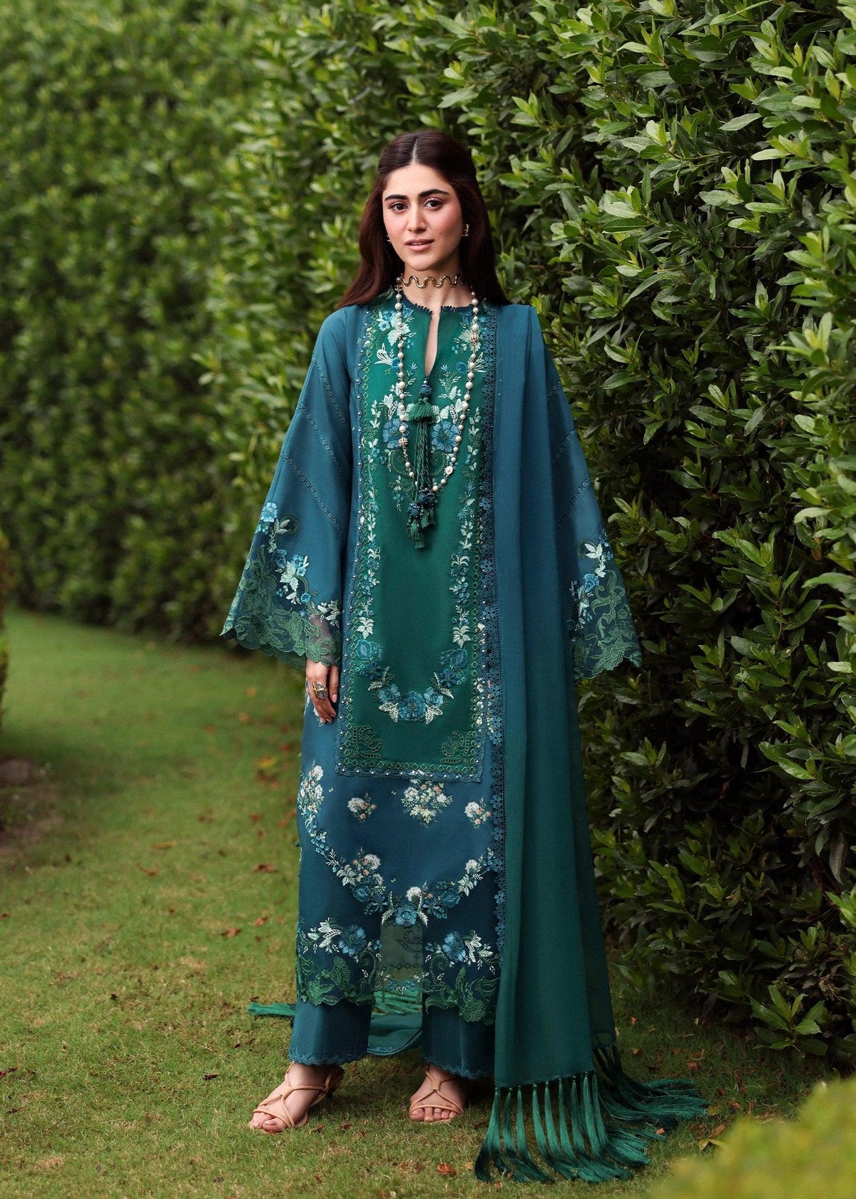 Sardinia Embroidered Lawn Eid '26 | Hillside Teal