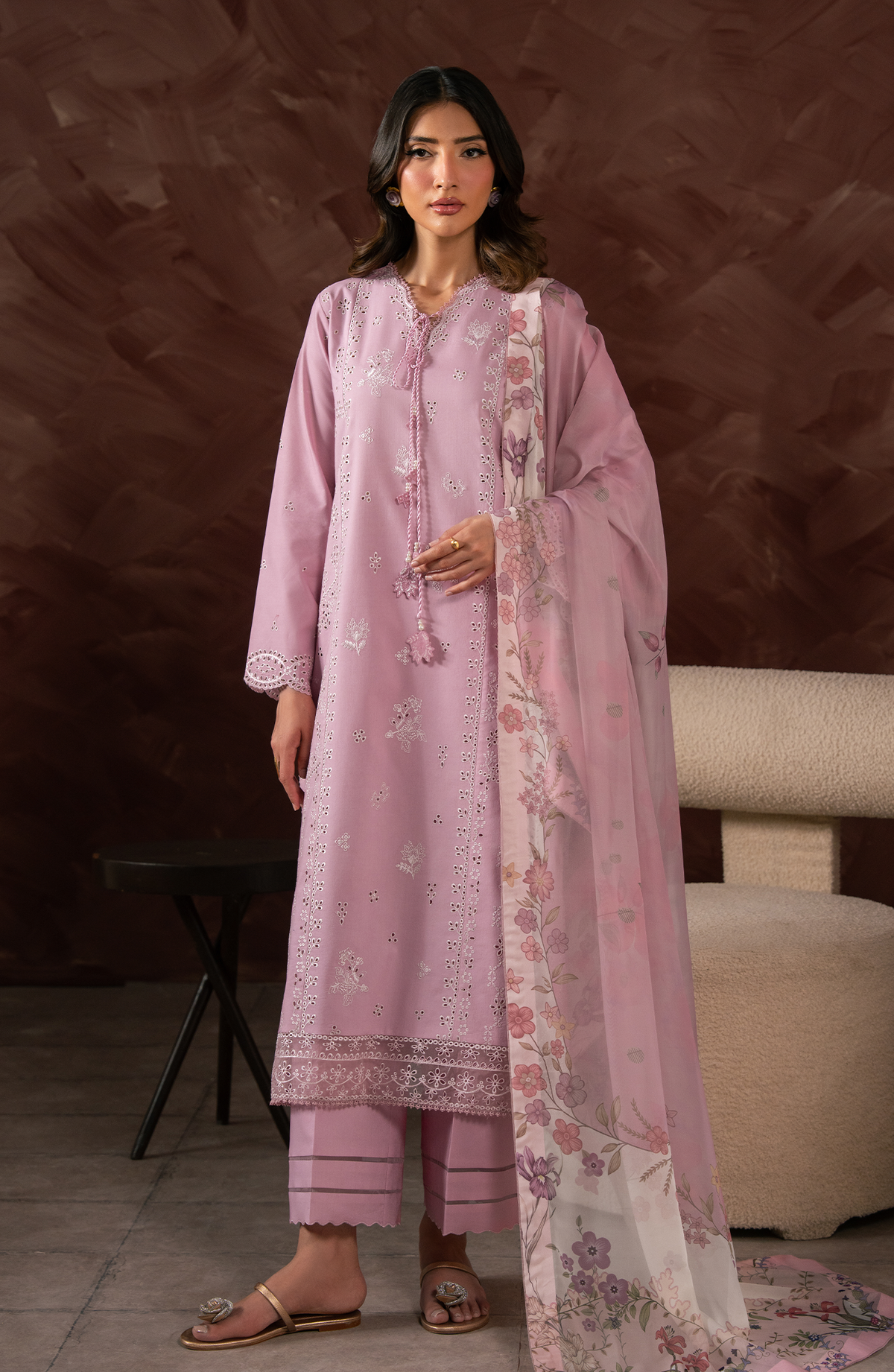 SERAN Luxury Unstitched LAWN | EVARA