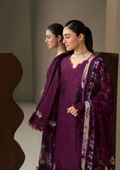 Elaf E-CRAFT - CHIKANKARI LAWN WITH CHIFFON DUPATTA '26 | EHC-2B CASSIS