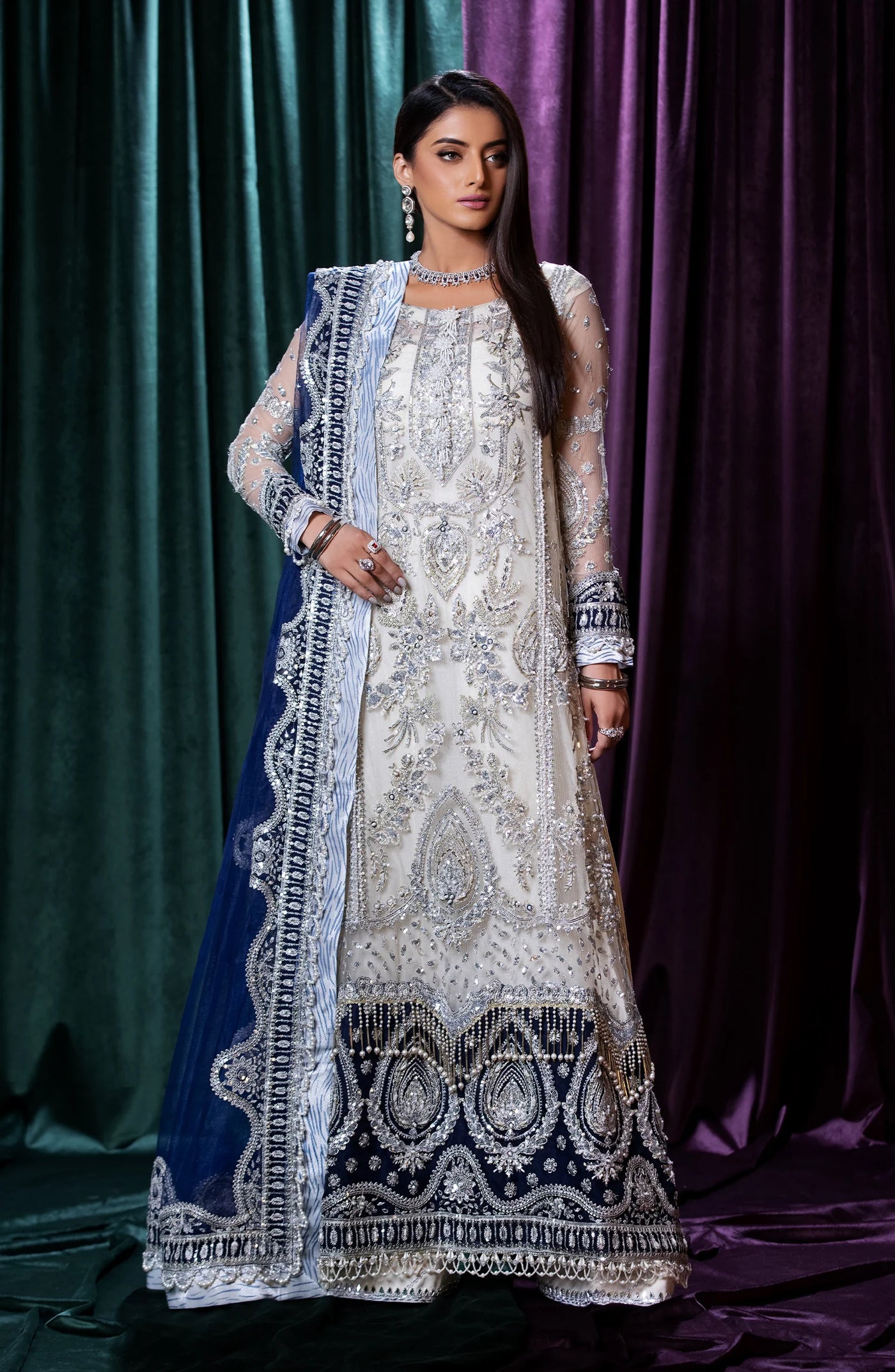 Mijwan Collection '23 By Maryum N Maria Luxury Formal - Lea (MFD-122)