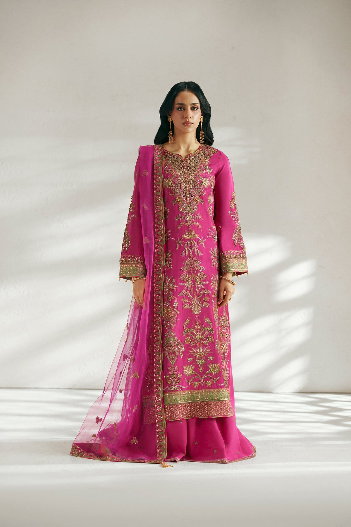 Vera Ada Magenta Shirt Set
