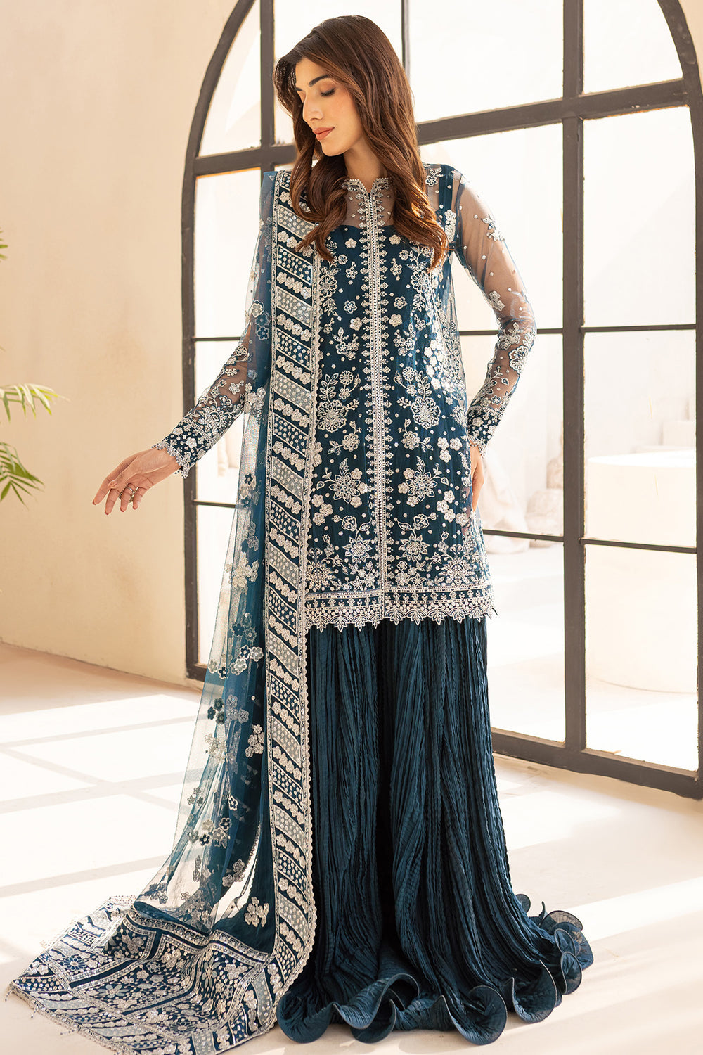 Farasha UNSTITCHED FORMALS ’26 | Teal Drizzle