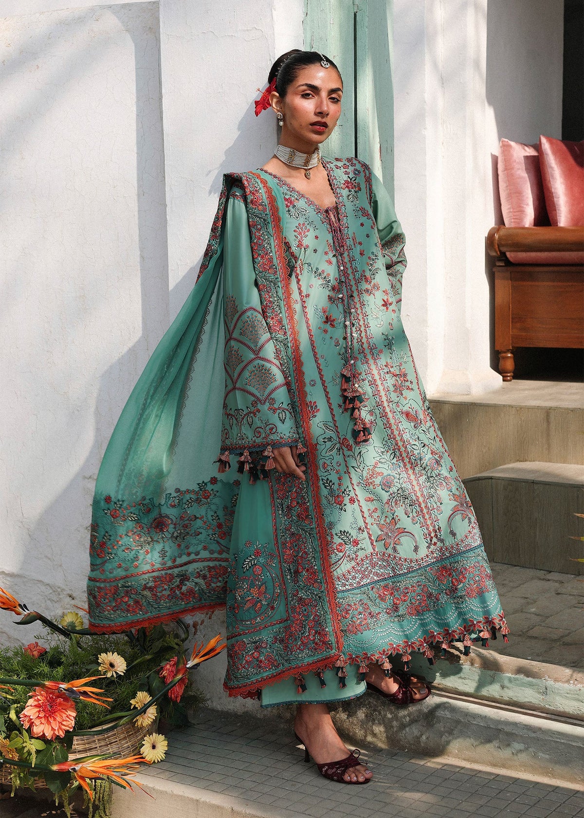 Hussain Rehar Luxury Lawn 26 Eid Edit | Verdant