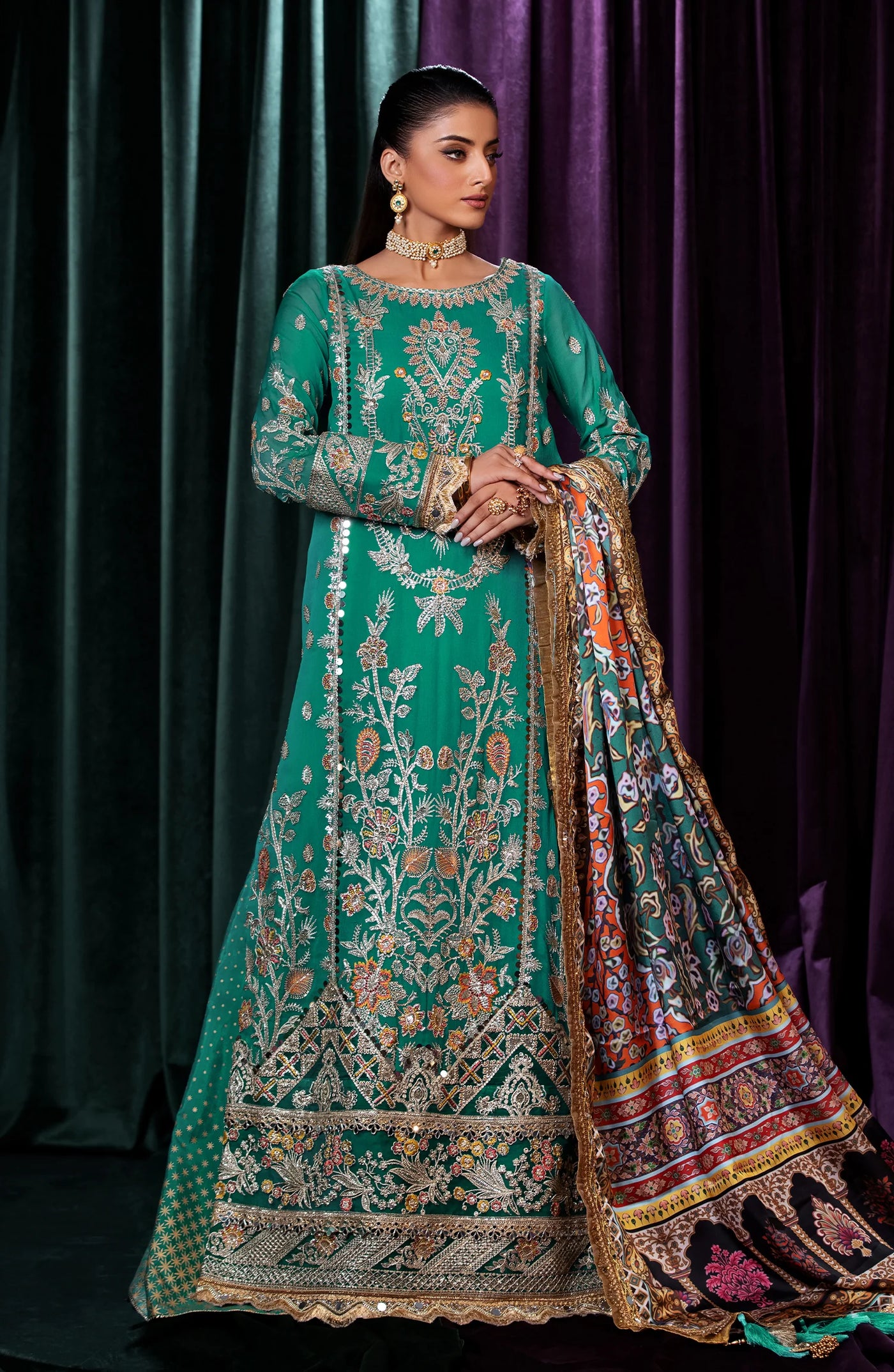 Mijwan Collection '23 By Maryum N Maria Luxury Formal - Celine (MFD-127)