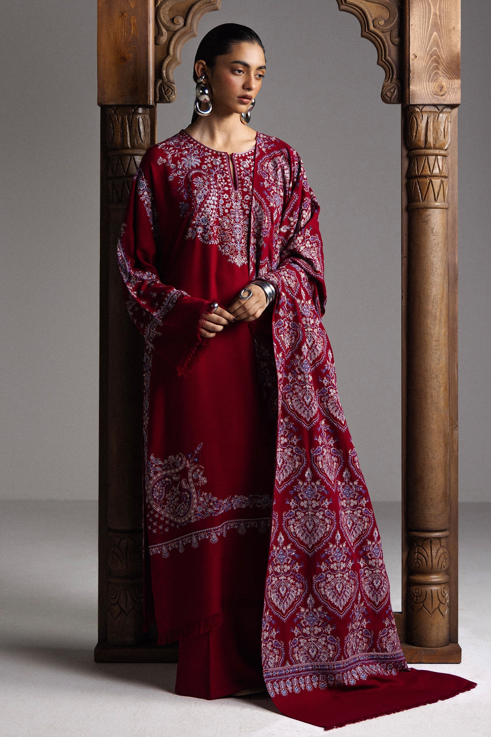 Zara Shahjahan QIRMIZ-D7