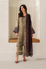 Iznik Festive Formals '26 | UE-614 Embroidered Ramen Silk