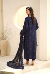 Mushak by HumDum | D08 | 3PC Embroidered Lawn Suit