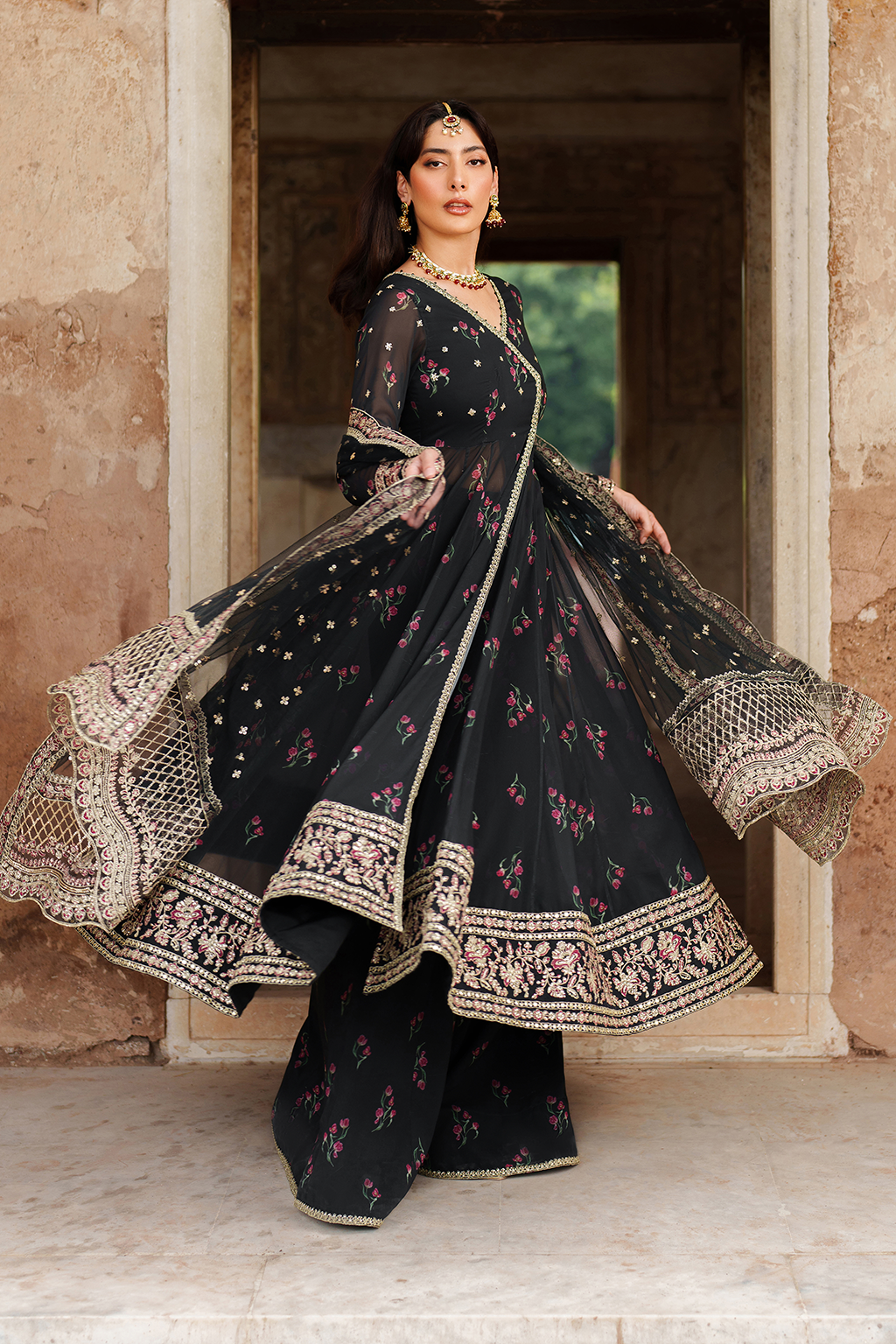 Iznik | Printed Formal | UE-550 Printed Chiffon