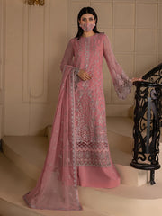 Chandni By Flossie | Rosavyn - 3 Piece Embroidered Chiffon Dress