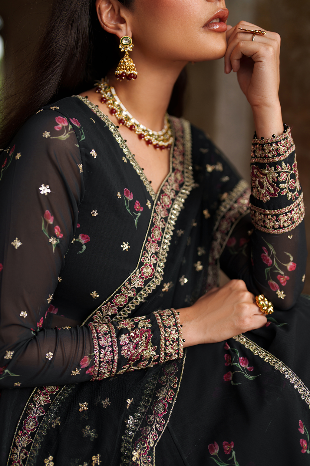 Iznik | Printed Formal | UE-550 Printed Chiffon