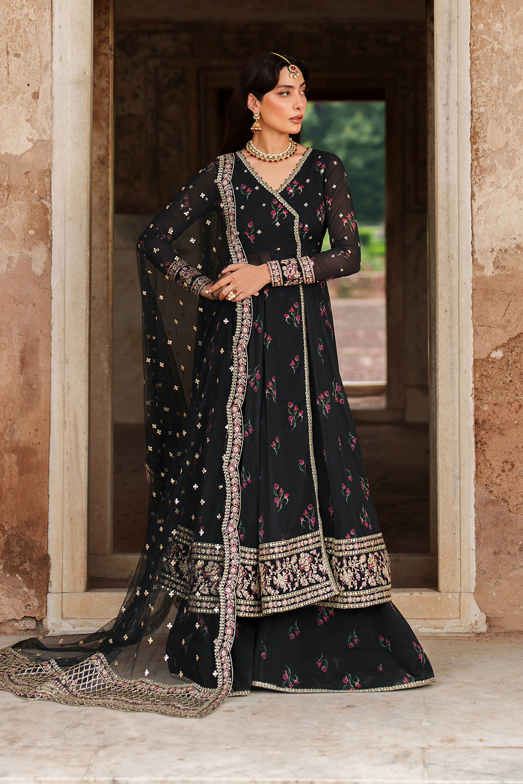 Iznik | Printed Formal | UE-550 Printed Chiffon