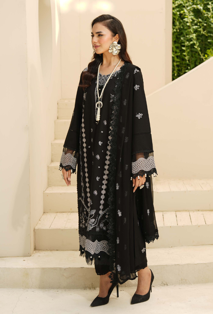 Mushak by HumDum | D03 | 3PC Embroidered Lawn Suit