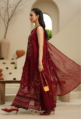 Mushak by HumDum | D01 | 3PC Embroidered Lawn Suit