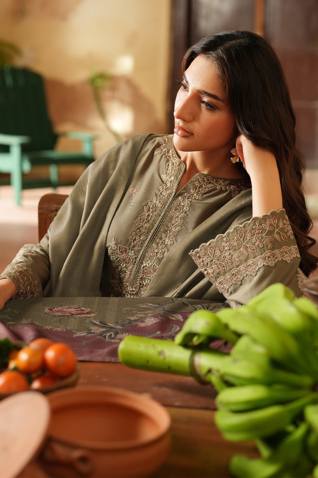 IPF-02 Embroidered Printed Linen