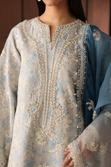 Baroque Formals | EMBROIDERED COTTON NET UF-4485