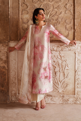 Iznik | Printed Formal | UE-547  Printed Charmeuse