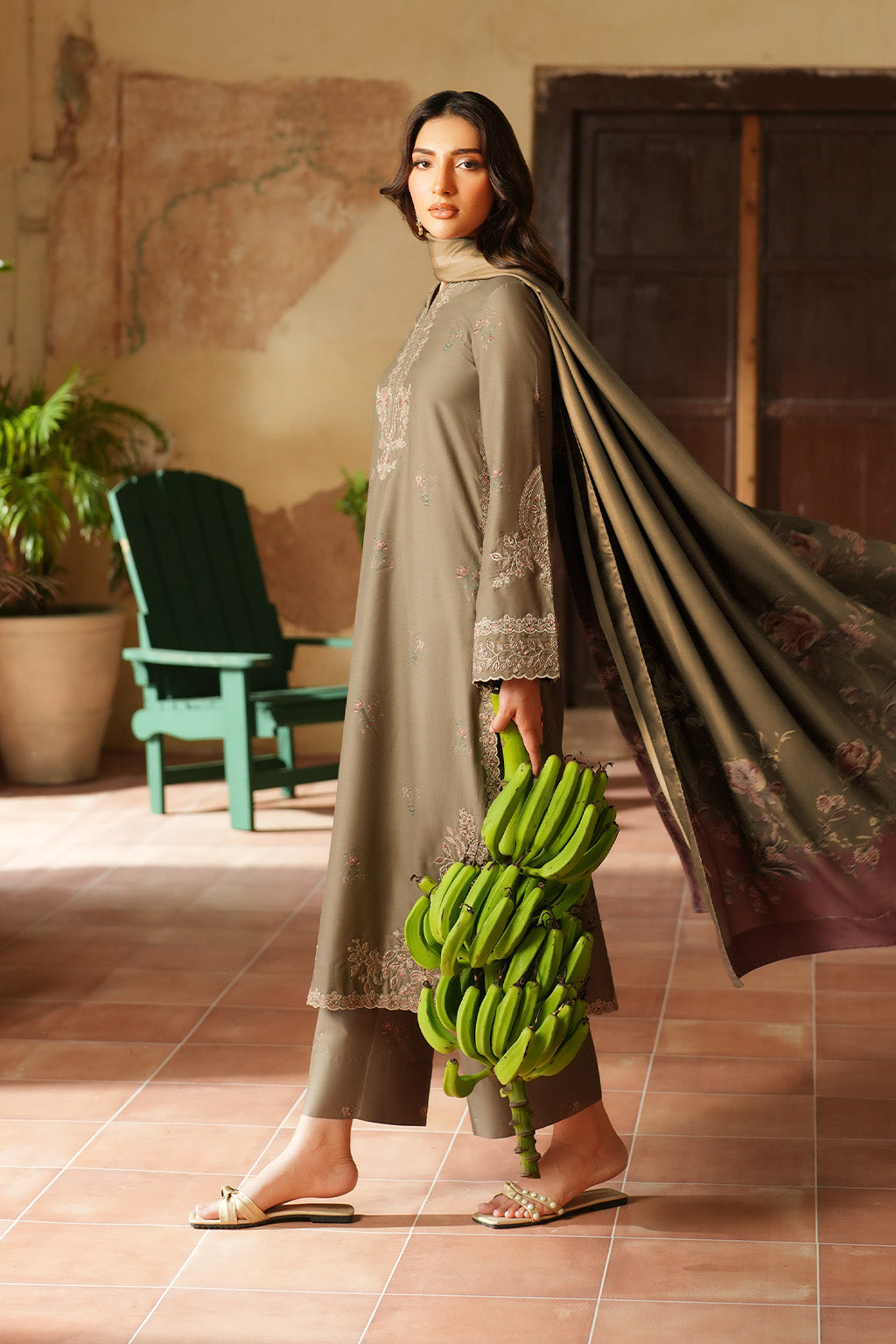 IPF-02 Embroidered Printed Linen