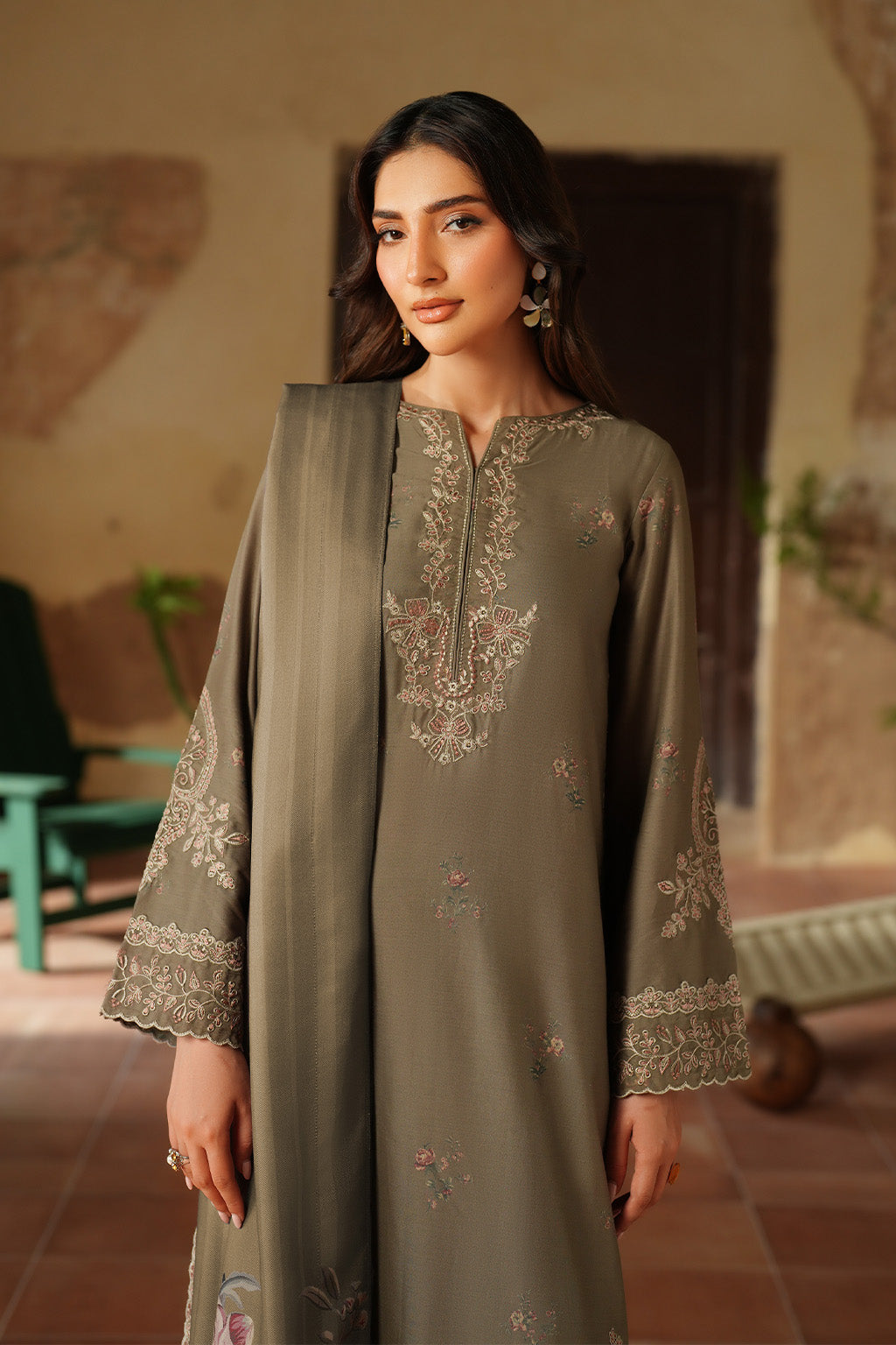 IPF-02 Embroidered Printed Linen