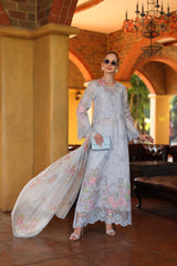 Noor Luxury Eid Schiffli Laserkari '26 By Saadia Asad | D10 - B - Roselle