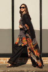 CHARIZMA COMBINATION VOL 1 2026 | 3-PC Unstitched Embroidered Lawn Collection CC6-002