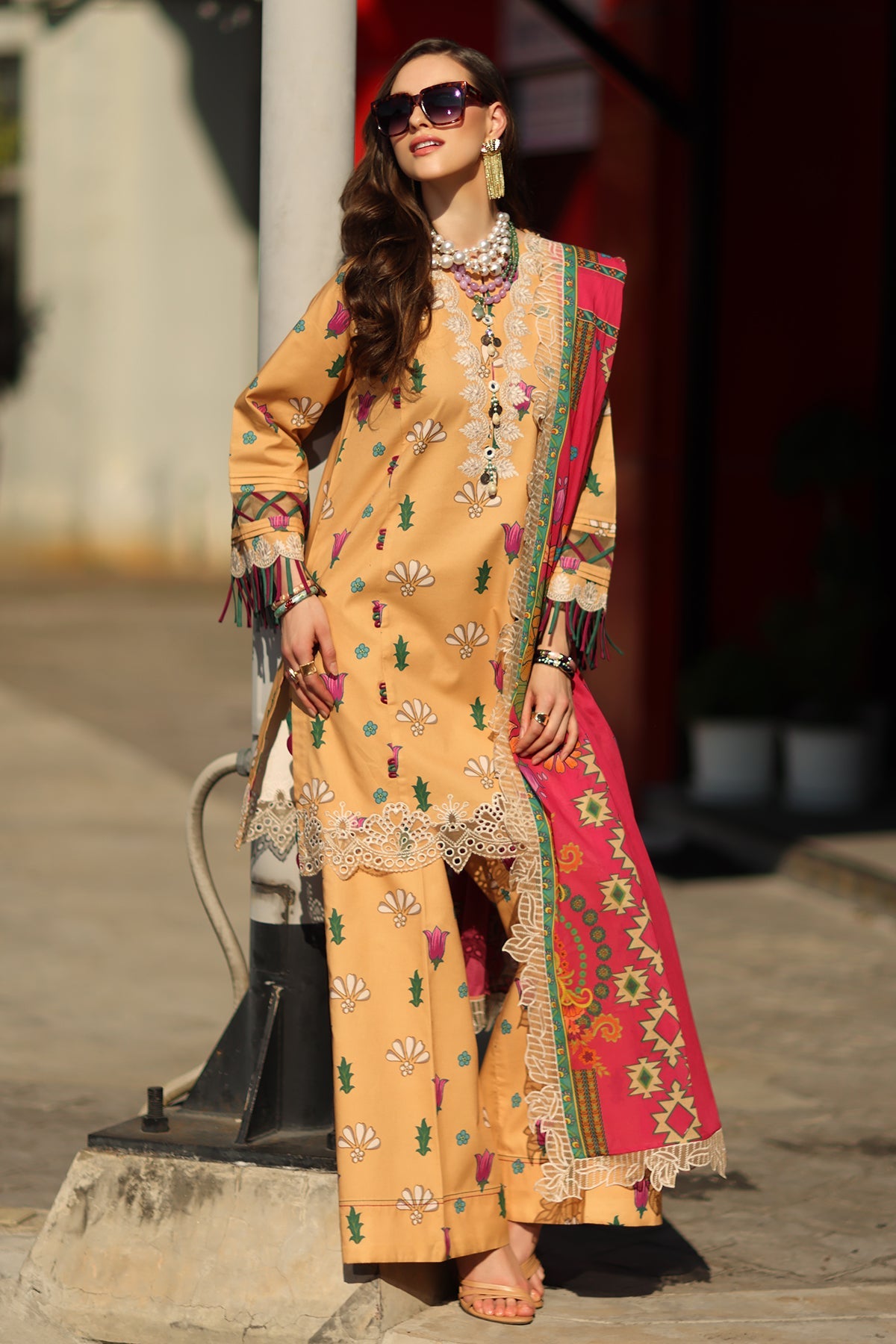 Charizma Range-Vol-1 | 3-PC Unstitched Embroidered Lawn RN6-02