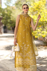 Noor Eid Luxe Printskhaas '26 By Saadia Asad | D1 - B - Mango Yellow