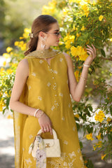 Noor Eid Luxe Printskhaas '26 By Saadia Asad | D1 - B - Mango Yellow