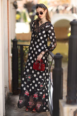 Noor Eid Luxe Printskhaas '26 By Saadia Asad | D4 - A - Black Polka