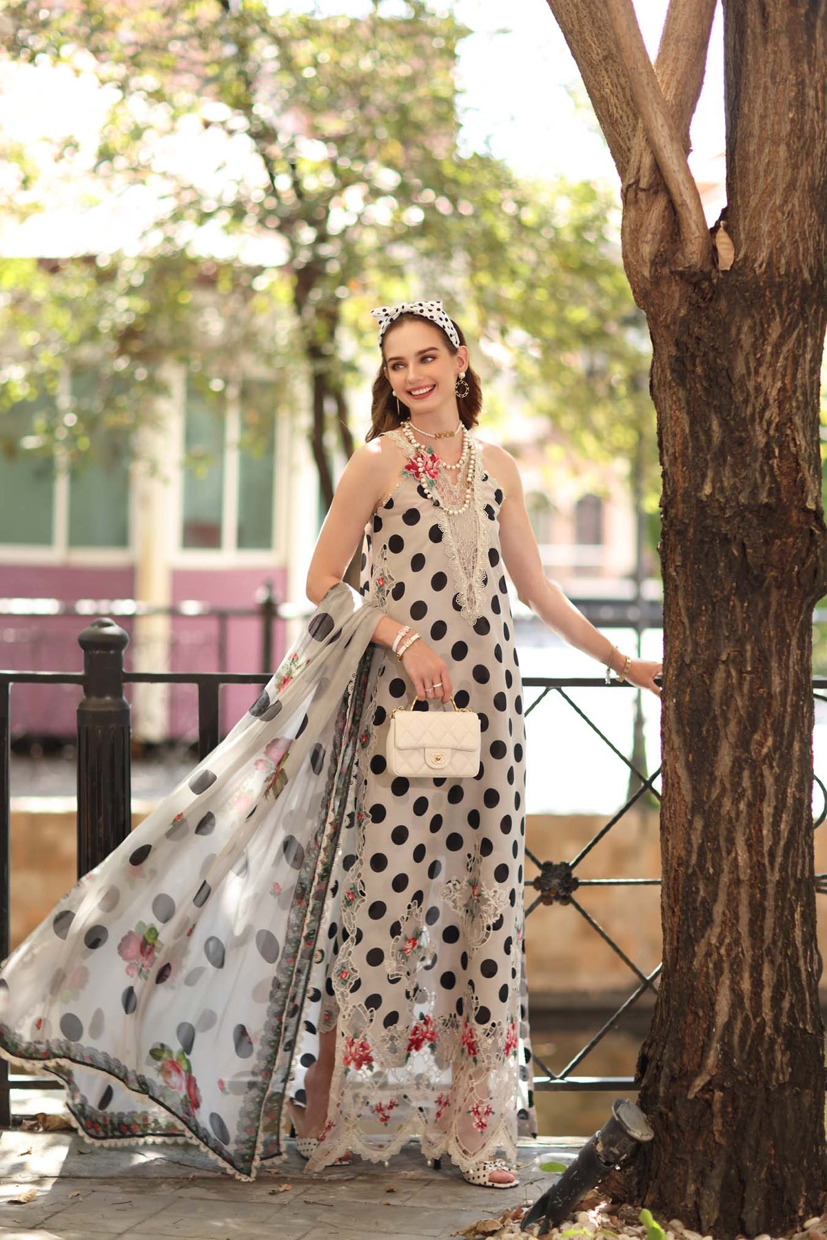 Noor Eid Luxe Printskhaas '26 By Saadia Asad | D4 - B - Moonlight Polka