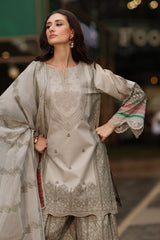 CHARIZMA INFINITY | 3-PC Unstitched Embroidered Lawn Collection IN6-01