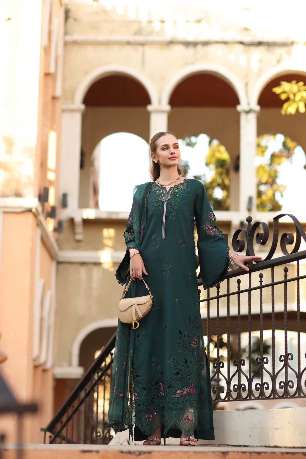 Noor Eid Luxe Printskhaas '26 By Saadia Asad | D5 - A - Teal Grove