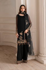 Iznik | Luxury Formal | UE-417 Embroidered Chiffon
