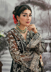 Kanwal Malik Maahi Festive Onyx Noir – Luxury Unstitched 2025