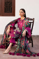 Jazmin Shahkaar Luxury Eid Lawn SS'26 | Embroidered Luxury Lawn SL26-D01