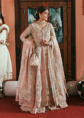 Kanwal Malik Maahi Festive ’25 Mehar – jewel-tone organza shirt with hand-embellished details and PK raw silk lehenga at Highway Fashion.