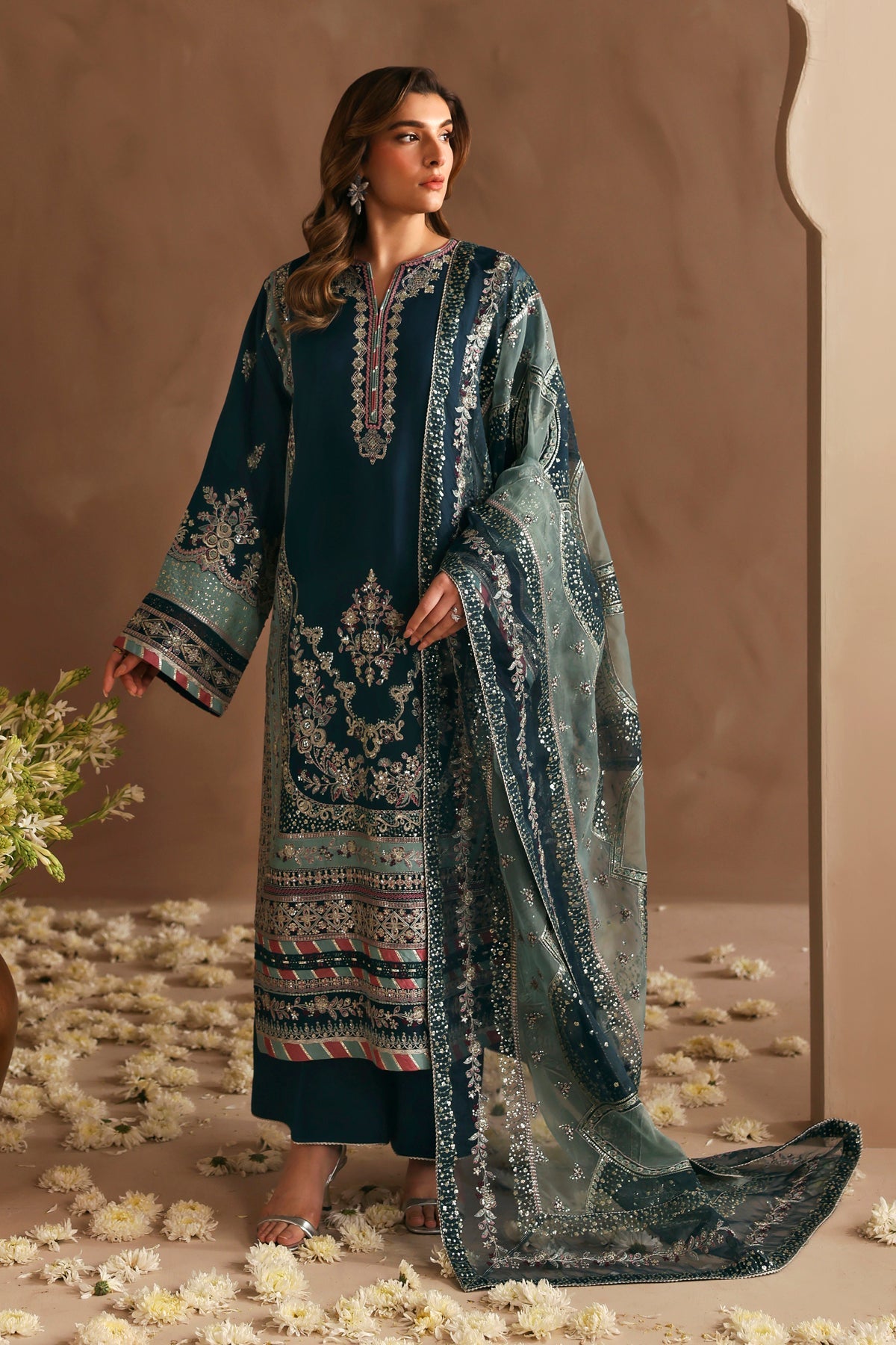 Xenia Neorah Luxury Unstitched | ABAN